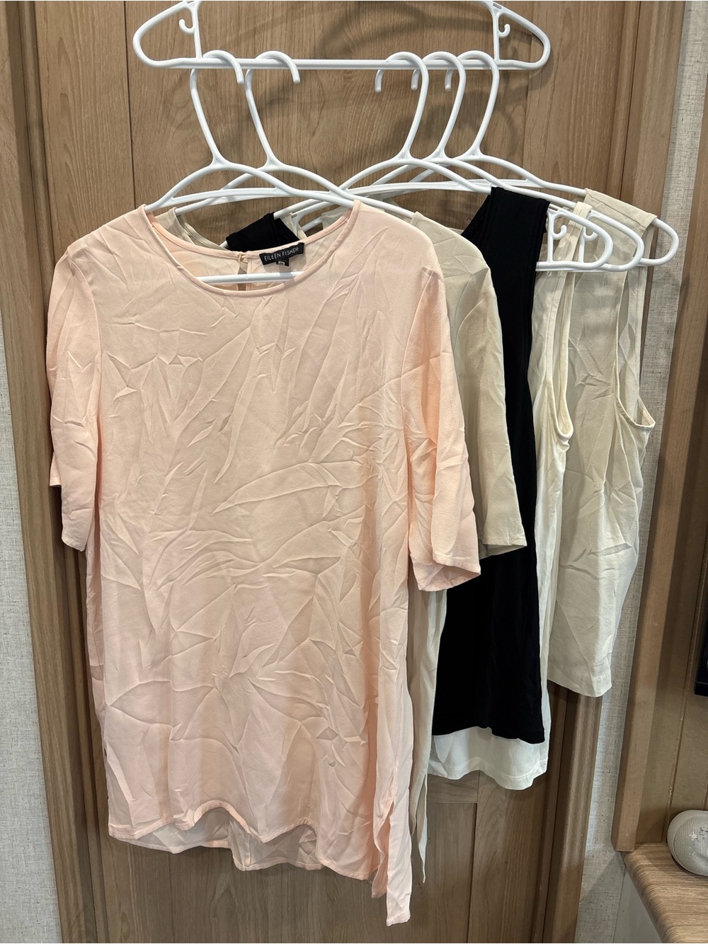 Eileen Fisher Womens Shirt Top Lot Size S x6 Quiet Luxury Silk Cotton Essential